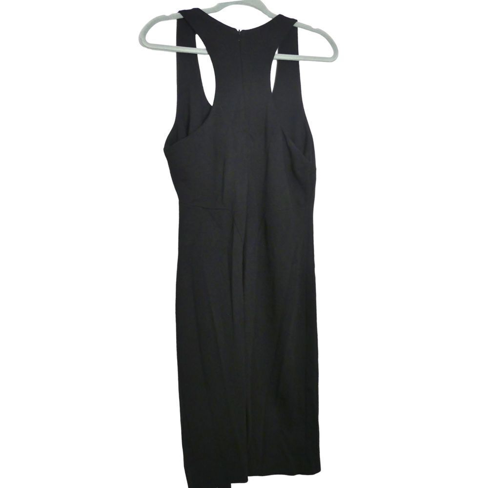 Boston Proper‎ Women's Black Stretch Bodycon Dress Size 12 Cocktail Party - Picture 2 of 7